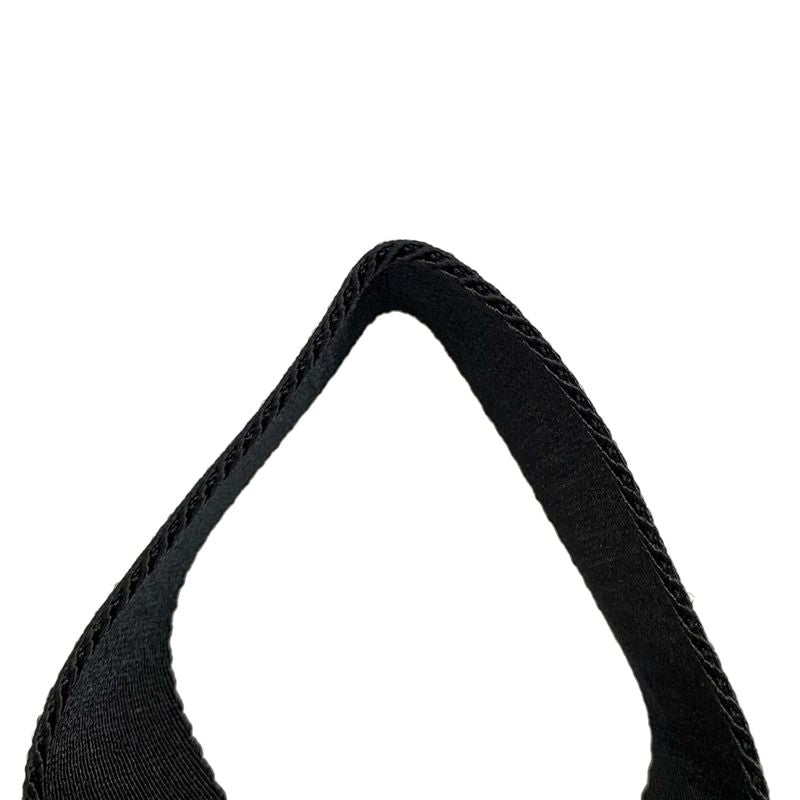 Dior/christian Dior Beautiful Clutch Bag Saddle Bag Black Leather