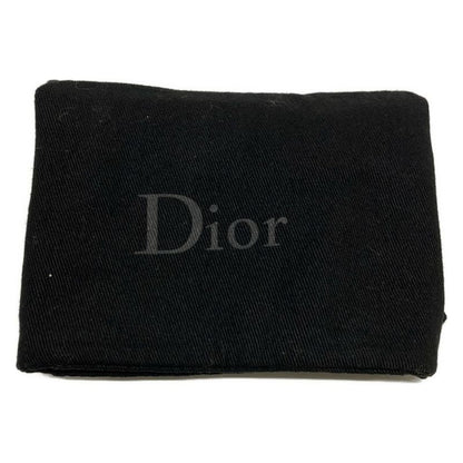 Dior/christian Dior Beautiful Clutch Bag Saddle Bag Black Leather