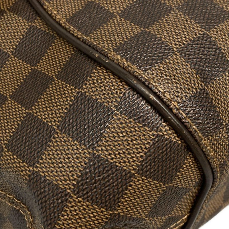 Louis Vuitton Shoulder Bag Damier Sistine PM Damier N41542 Ebène
