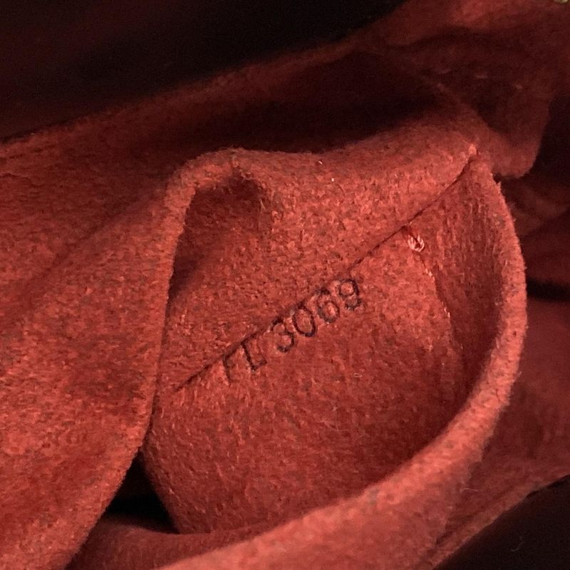 Louis Vuitton Shoulder Bag Damier Sistine PM Damier N41542 Ebène