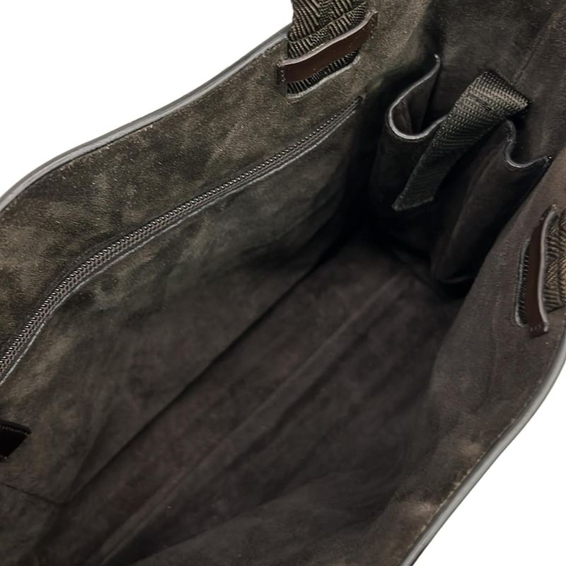 Prada Tote Bag - B9317 Dark Brown Leather