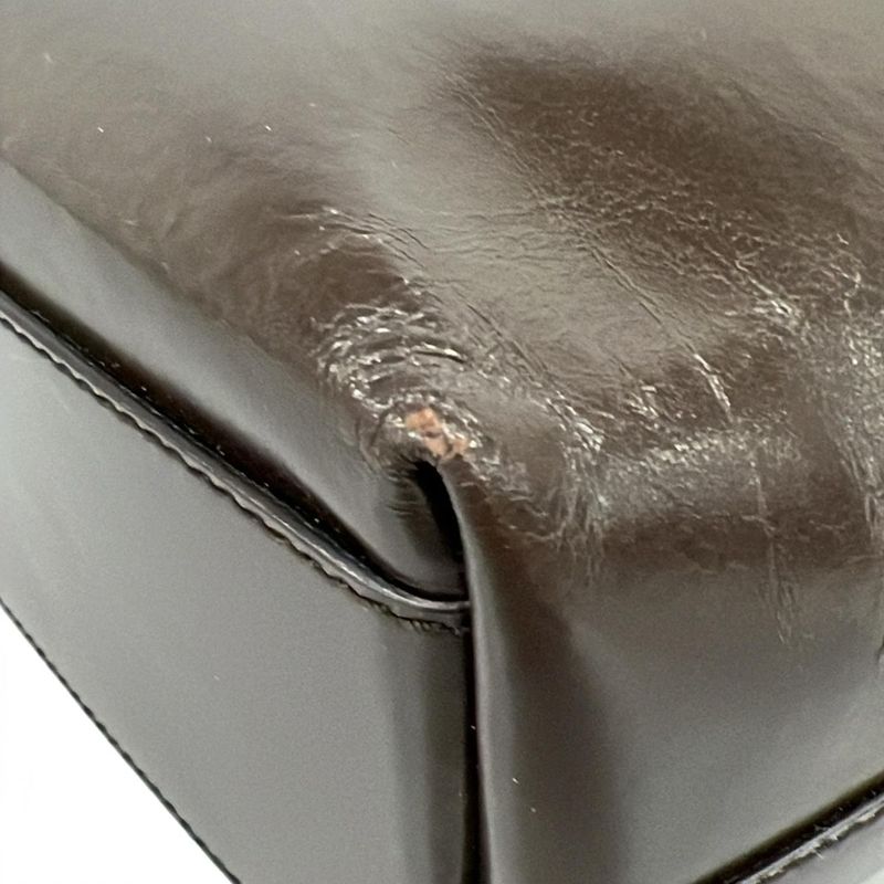 Prada Tote Bag - B9317 Dark Brown Leather