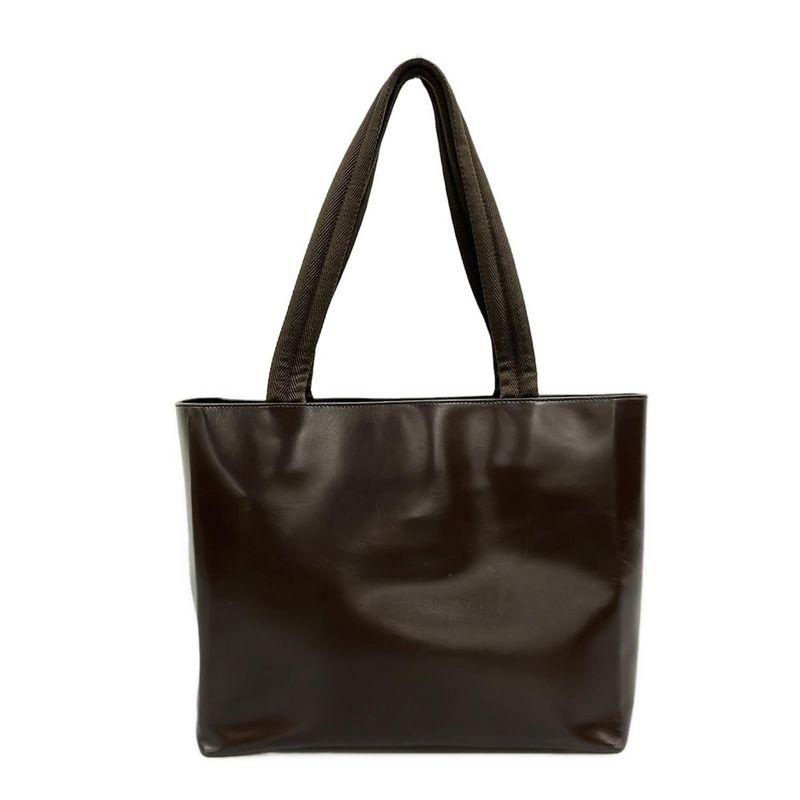 Prada Tote Bag - B9317 Dark Brown Leather