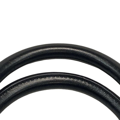 Prada Tote Bag Logo Jacquard 1ba172 Black Leather