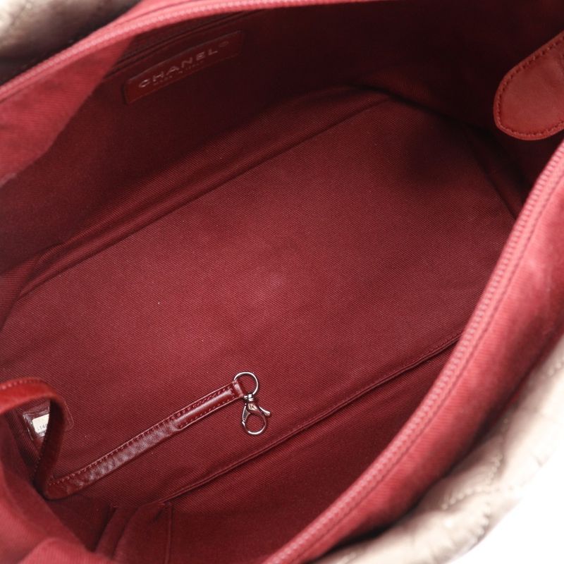 Chanel Cotton Club Cambon Line A34318 Leather Gold Ladies Tote Bag