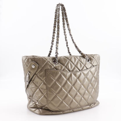 Chanel Cotton Club Cambon Line A34318 Leather Gold Ladies Tote Bag