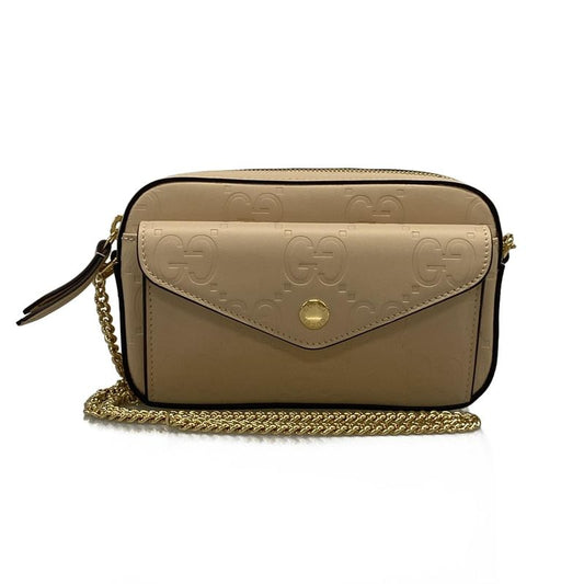 Gucci Shoulder Bag Beautiful GG Mini Shoulder Bag 781554 Beige Mini Bag/chain