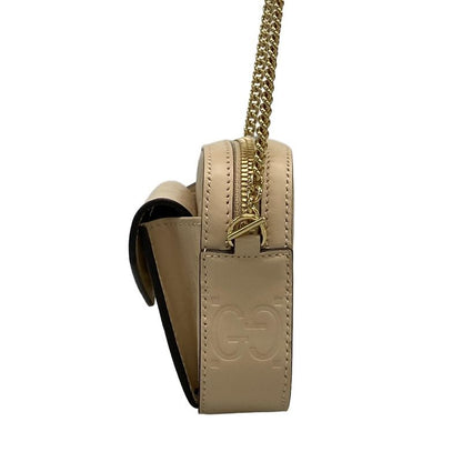 Gucci Shoulder Bag Beautiful GG Mini Shoulder Bag 781554 Beige Mini Bag/chain