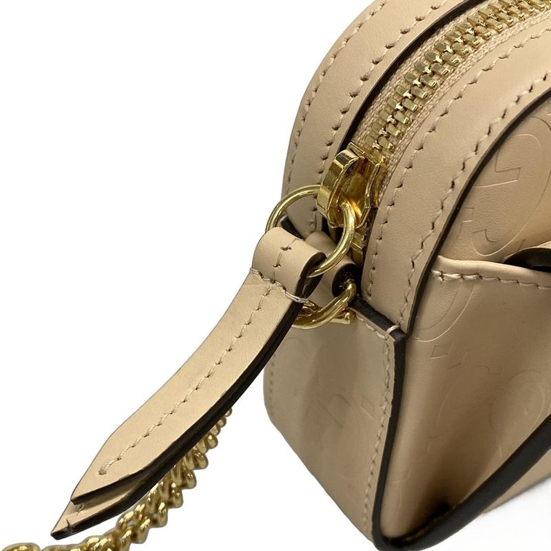 Gucci Shoulder Bag Beautiful GG Mini Shoulder Bag 781554 Beige Mini Bag/chain