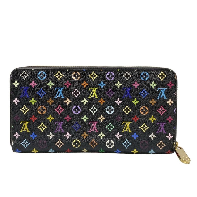 Louis Vuitton Long Wallet Monogram Multicolor Beautiful Zippy Wallet M60243
