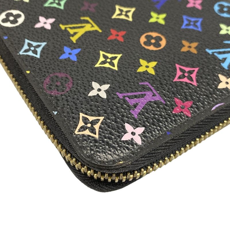 Louis Vuitton Long Wallet Monogram Multicolor Beautiful Zippy Wallet M60243