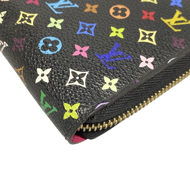 Louis Vuitton Long Wallet Monogram Multicolor Beautiful Zippy Wallet M60243
