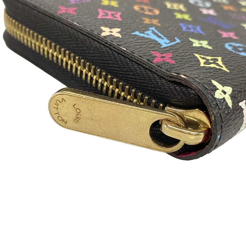 Louis Vuitton Long Wallet Monogram Multicolor Beautiful Zippy Wallet M60243