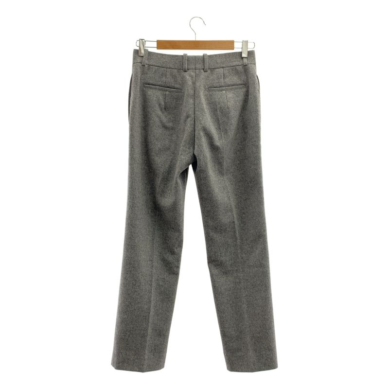 Celine - Phoebe Period Merino Wool Center Press Slacks Pants - 34 - Grey -