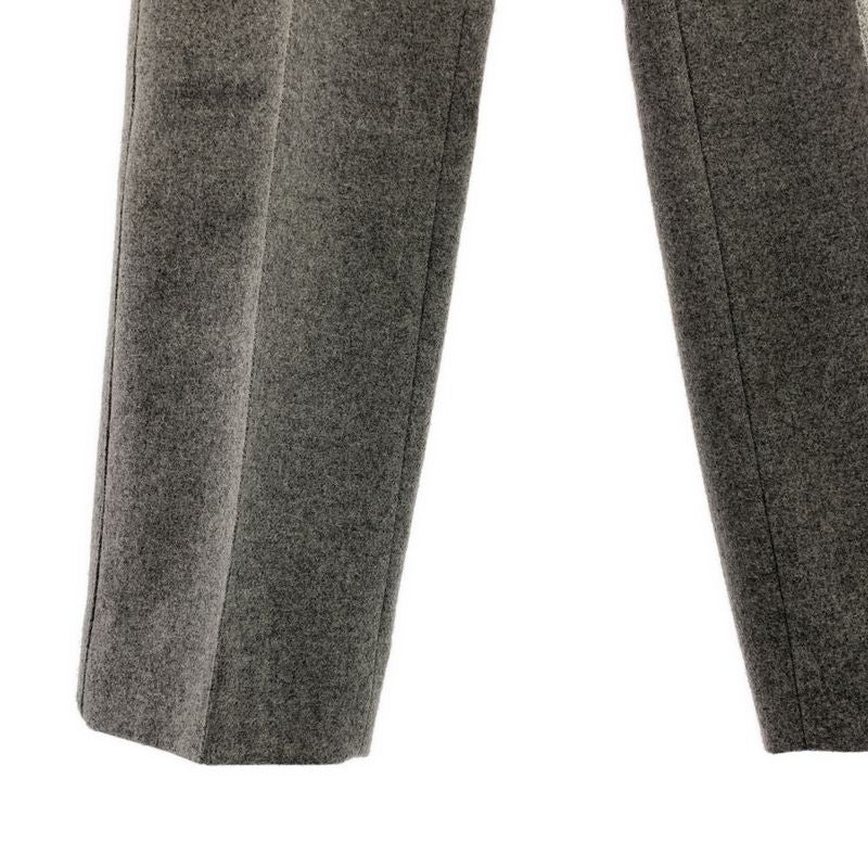 Celine - Phoebe Period Merino Wool Center Press Slacks Pants - 34 - Grey -