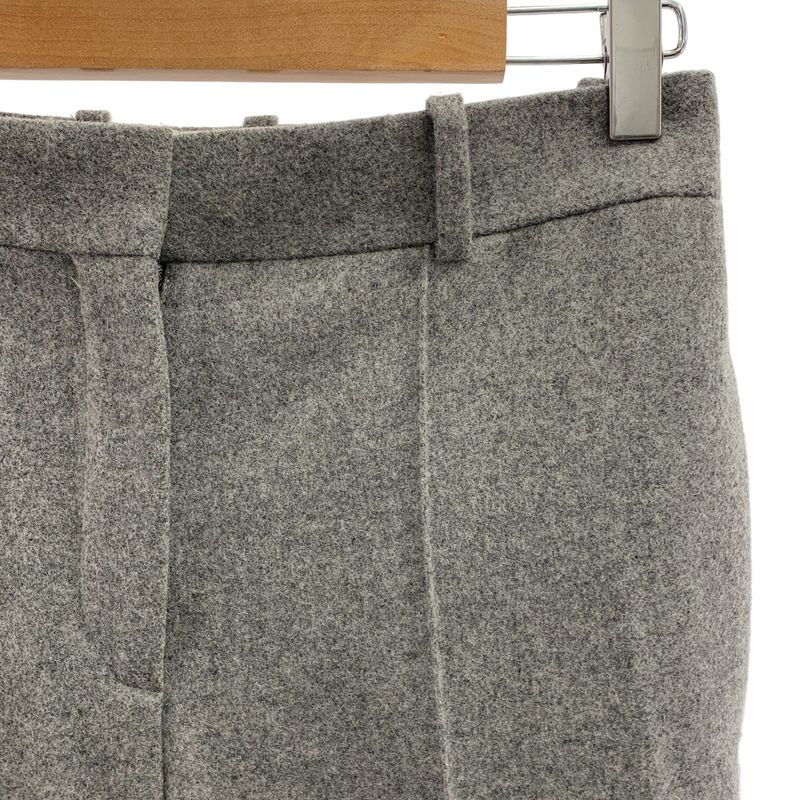 Celine - Phoebe Period Merino Wool Center Press Slacks Pants - 34 - Grey -