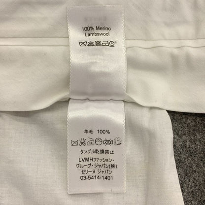 Celine - Phoebe Period Merino Wool Center Press Slacks Pants - 34 - Grey -