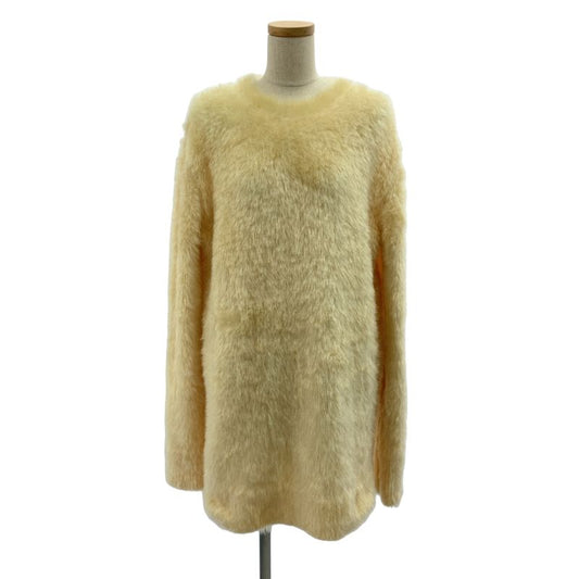 Celine By Phoebe Philo Phoebe Shaggy Knit Dress - XS - Yellow - Women's