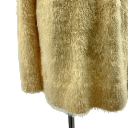 Celine By Phoebe Philo Phoebe Shaggy Knit Dress - XS - Yellow - Women's