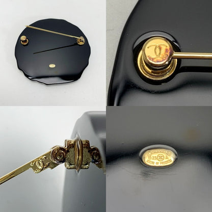 Chanel Handwritten Style Coco Mark D23a Yellow X Blue Jewelry Accessories