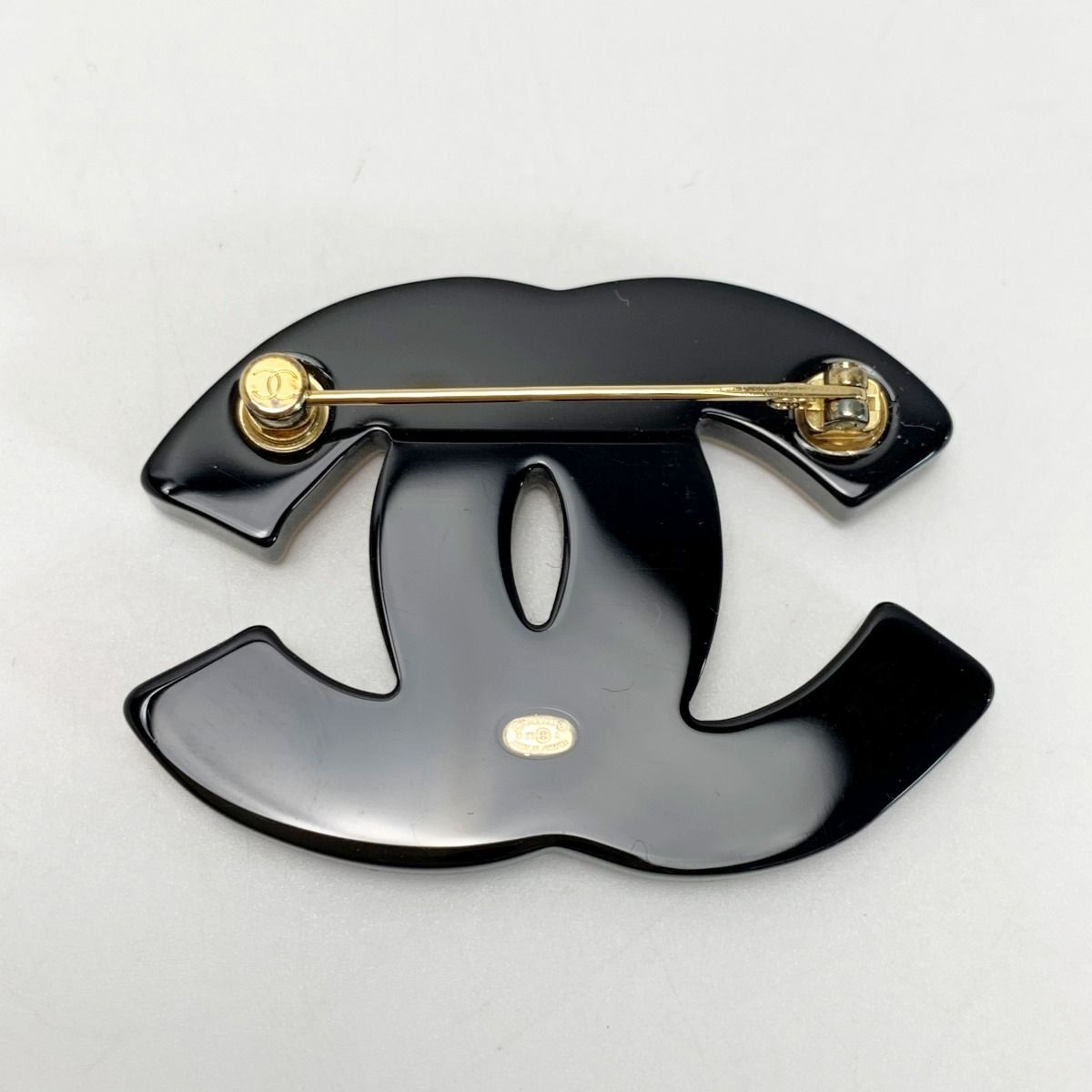 Chanel Handwritten Coco Mark D23a Yellow X Pink Jewelry Accessories Brooch