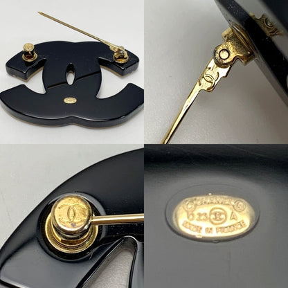 Chanel Handwritten Coco Mark D23a Yellow X Pink Jewelry Accessories Brooch