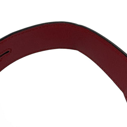 Fendi Shoulder Bag Mon Trezor 8bt298 Brown X Black X Red FF Logo/shape Pressed/d