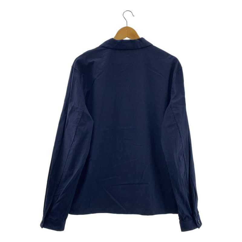 Bottega Veneta | 2019aw | Cotton Military Shirt | 41 16 | Navy | Men's