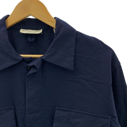 Bottega Veneta | 2019aw | Cotton Military Shirt | 41 16 | Navy | Men's