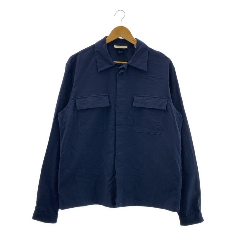 Bottega Veneta | 2019aw | Cotton Military Shirt | 41 16 | Navy | Men's