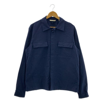 Bottega Veneta | 2019aw | Cotton Military Shirt | 41 16 | Navy | Men's