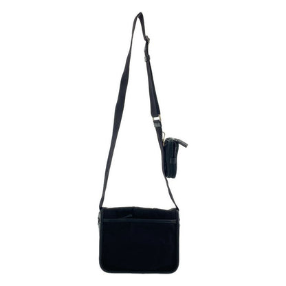 Prada - 2vd034 Pattina Re-nylon Nylon Saffiano Leather Shoulder Bag - Black -