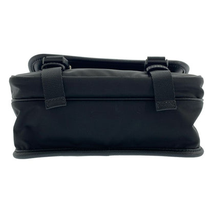 Prada - 2vd034 Pattina Re-nylon Nylon Saffiano Leather Shoulder Bag - Black -