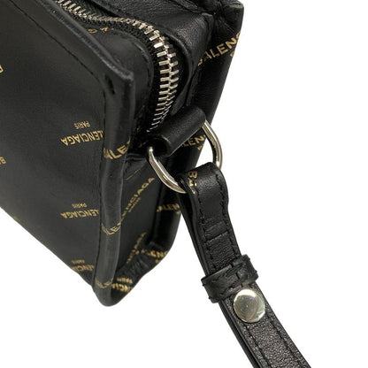 Balenciaga Shoulder Bag Beauty - 452460 Black And Gold Detachable Strap / Mini