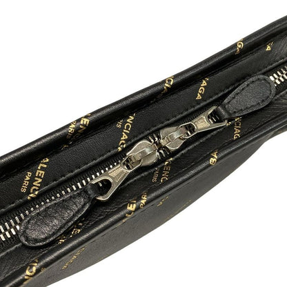 Balenciaga Shoulder Bag Beauty - 452460 Black And Gold Detachable Strap / Mini