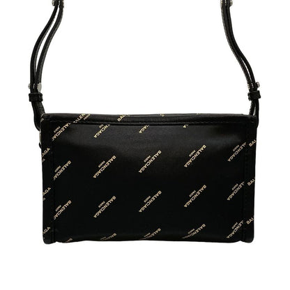 Balenciaga Shoulder Bag Beauty - 452460 Black And Gold Detachable Strap / Mini