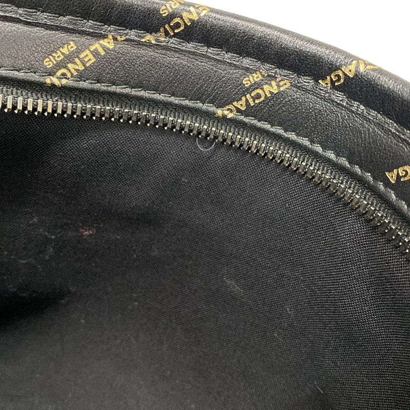 Balenciaga Shoulder Bag Beauty - 452460 Black And Gold Detachable Strap / Mini