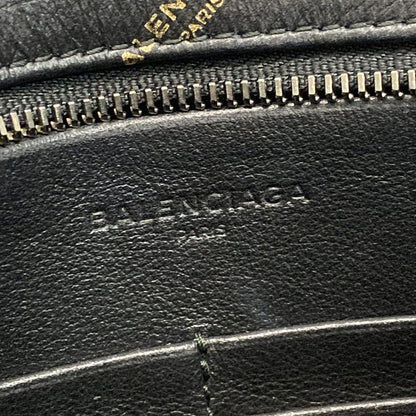 Balenciaga Shoulder Bag Beauty - 452460 Black And Gold Detachable Strap / Mini