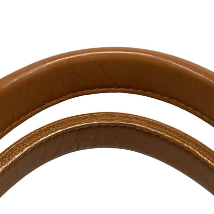 Balenciaga Tote Bag Navy Cabas Su XS 390346 Ivory And Brown Leather