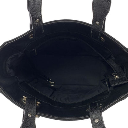 Chanel - Paris Biavits PM Coco Mark PVC Leather Tote Bag - Black - Women's