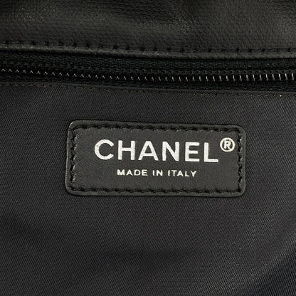 Chanel - Paris Biavits PM Coco Mark PVC Leather Tote Bag - Black - Women's