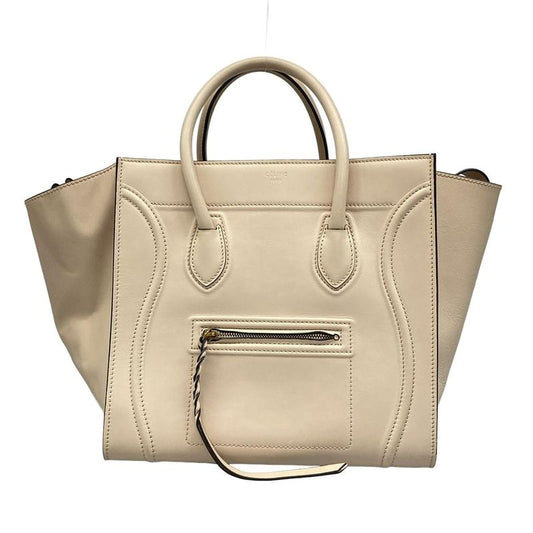 Celine Tote Bag Luggage Small Square Phantom 169953lcd.02pd Beige Leather