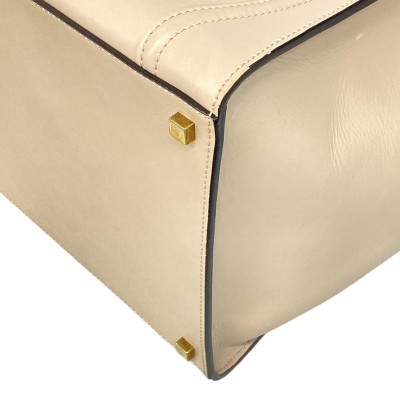 Celine Tote Bag Luggage Small Square Phantom 169953lcd.02pd Beige Leather