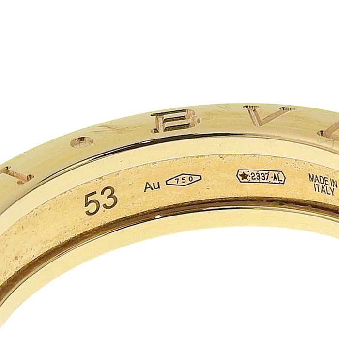 Bvlgari Bulgari B-zero1 1 Band Ring 18K Pink Gold 750 Pink Gold #53 Equivalent