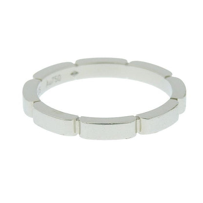 Cartier Mayon Panthère Ring 18K White Gold 750 White Gold #58 Equivalent To