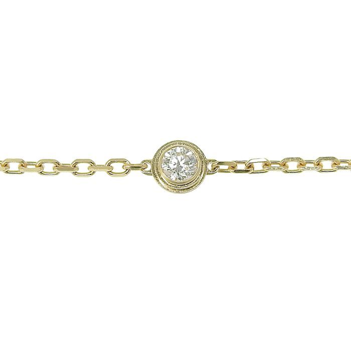 Cartier D'amour Diamond Bracelet SM 18K Yellow Gold 750 Yellow Gold Diamond