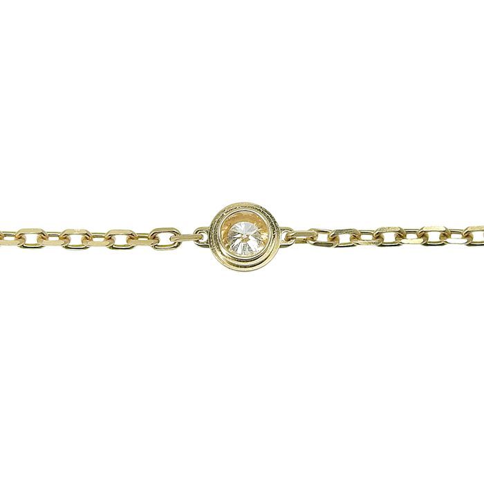 Cartier D'amour Diamond Bracelet SM 18K Yellow Gold 750 Yellow Gold Diamond