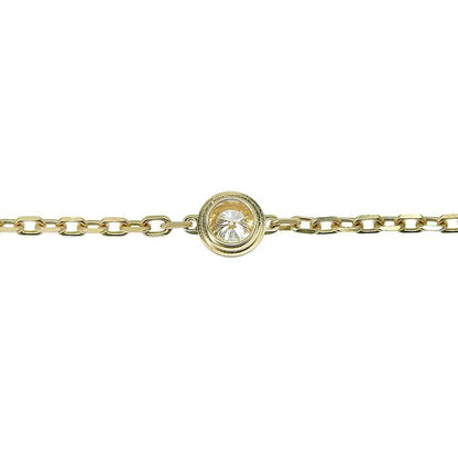 Cartier D'amour Diamond Bracelet SM 18K Yellow Gold 750 Yellow Gold Diamond