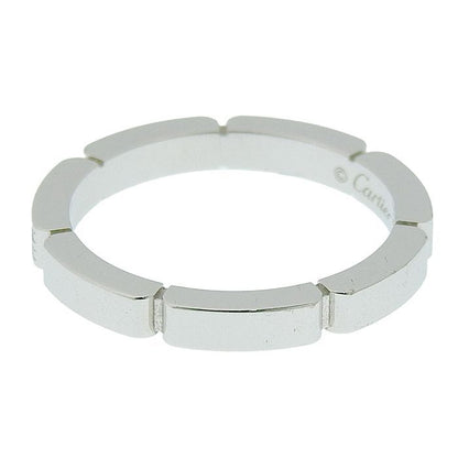 Cartier Maillon Panthère Diamond Ring 18K White Gold 750 White Gold Diamond #53