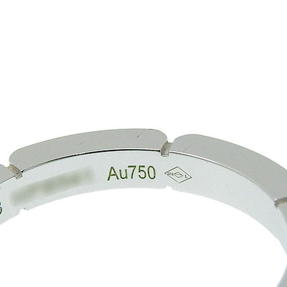 Cartier Maillon Panthère Diamond Ring 18K White Gold 750 White Gold Diamond #53